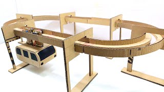 How to Make Cardboard Metro Train at Home | DIY Toy train