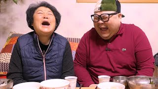 고독한 아재의 한끼?! 먹방 | 새해복많이 받으세요~🧡엄마가 웃는이유?(ft.나물국레시피)😍 Mukbang ASMR