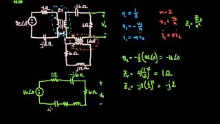 Solving Circuits with an Ideal Transformer