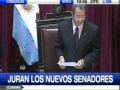 juran los nuevo s senadores