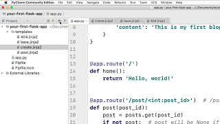 video15 6 Rendering forms with Flask and Python