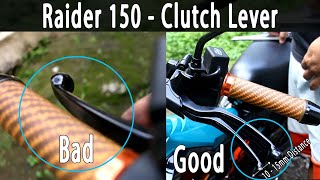 Raider 150 Carb - Clutch Lever Adjustment