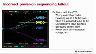Lessons for Precision DACs: Power sequencing