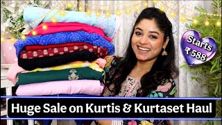 Amazon Kurti Haul starts @588  Affordable and Stylish Kurtis, Kurta pant, dresses with Vaishali