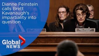 Feinstein calls Kavanaugh's impartiality into question