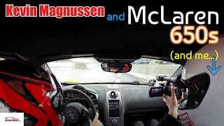 McLaren 650S + Haas F1 driver Kevin Magnussen = FUN!  :D