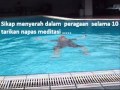 Tidur Di Air Sambil Meditasi & Relaxasi Bersama Thursan Hakim