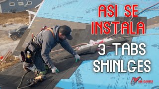 COMO INSTALAR 3 TABS SHINGLES