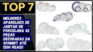 7 melhores Aparelhos de Jantar de porcelana 42 pçs decoradas de 770 a 1200 reais! Conheça e compare!