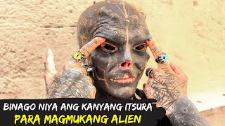 Binago niya Ang Kanyang itsura para maging Alien | Black Alien Project