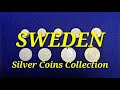 Sweden Krona Silver Coins Collection