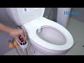 How to Install Hibbent Toilet Seat Bidet 2100 - Easy Installation, No Plumber Needed, Tool-free