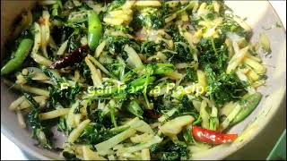 মেথি শাক দিয়ে আলু ভাজি (বিক্রমপুর) || Methi shak fry with potato (Bikrampur)