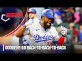 Dodgers go BACK-TO-BACK-TO-BACK ‼️ | ESPN MLB