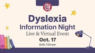 Comal ISD Dyslexia Information Night