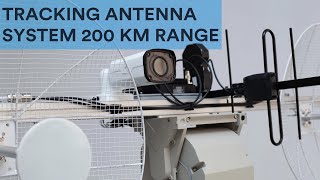 UAV tracking antenna system 200 km range