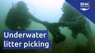 Underwater litter picking | BSAC - Dive With Us