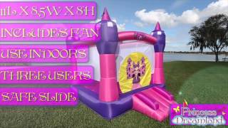 Princess Dreamland Inflatable Bounce House by Blast Zone