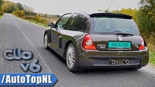 Renault Clio V6 PHASE II | Exhaust SOUND Revs \u0026 ONBOARD by AutoTopNL