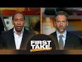 Stephen A. and Max react to Rockets defeating Warriors in Game 4 | First Take | ESPN