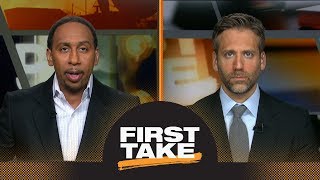 Stephen A. and Max react to Rockets defeating Warriors in Game 4 | First Take | ESPN