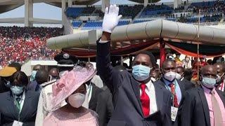 Hakainde Hichilema sworn in as president of Zambia | AFP