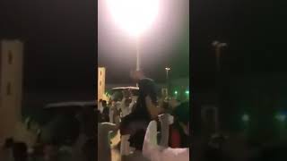 جمهور الفيحاء السعودي يحمل عامر شفيع على الأكتاف بعد الثبات بدوري المحترفين السعودي