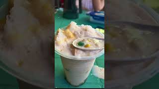 How to eat halo halo #foodvlog  #halohalo #streetfood  #foodtrip  #samalamig