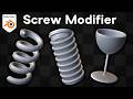 How to Use the Screw Modifier in Blender 🔩