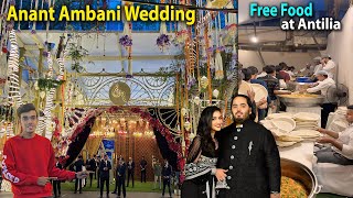 Anant Ambani House Antilia Decorated for Wedding 😍 | Ambani's Organise Free Bhandara