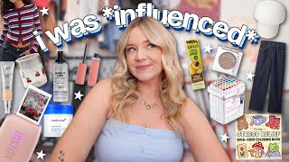 things i was influenced to buy that are ACTUALLY good (beauty, home, lifestyle & more!)