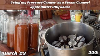 Using my Pressure Canner as a Steam Canner! | Apple Butter BBQ Sauce | Off Grid Australia 222