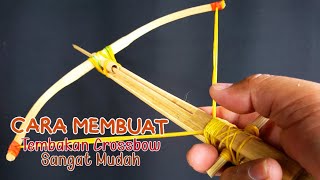 Cara Membuat Tembakan Crossbow Bambu Super Mudah | Mainan Bambu | Rbrain Project