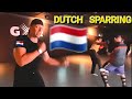 🇳🇱 How To Do Dutch Kickboxing SPARRING | AJ Van Bakker's Students Drilling & SPARRING: HOLLAND