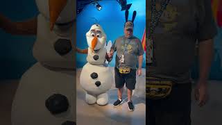 Dancing with Olaf! My favorite snowman!