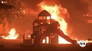 Flames ravage residential areas in Pasadena, California  | VOA News