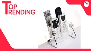 6-Slot Clear Acrylic Remote Control Organizer Stand | Best Selling