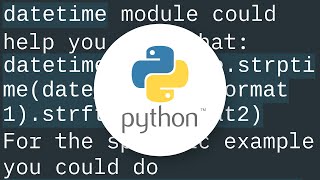 Parse date string and change format
