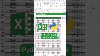 So benutzt du Python in Excel! #excel #python #Microsoft