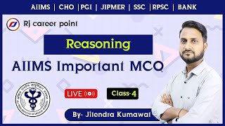 Reasoning important mcq for NORCET AIIMS special class | staff nurse & Nursing Officer