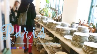 Parisvlog/I wanted keep a secret! Special sale of the vintage tableware rental boutique/purchases