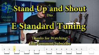 Stand Up and Shout - Dio (Bass Cover with Tabs)