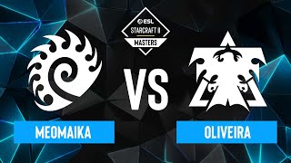 MeomaikA vs. Oliveira - ESL SC2 Masters: Winter 2023 Asia Regionals - Playoffs