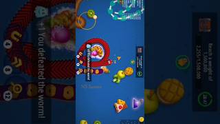 worms zone magic gameplay 🐍video worms zone pro slither snake top #01 #shortsfeed #shorts #wormszone