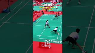 把混双打成“障碍男单”🤣 #badminton #羽毛球 #lindancup #林丹杯羽毛球公开赛 #niceanglebadminton