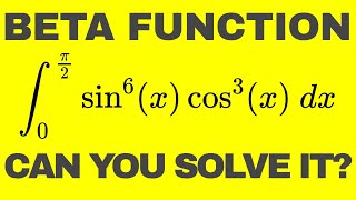 HOW TO solve a sin cos integral with the Beta Function