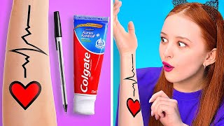 BEAUTY HACKS TO MAKE YOU A STAR! || Funny Life Hacks For Girls by 123 Go! Gold