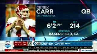 Radiers Draft Derek Carr