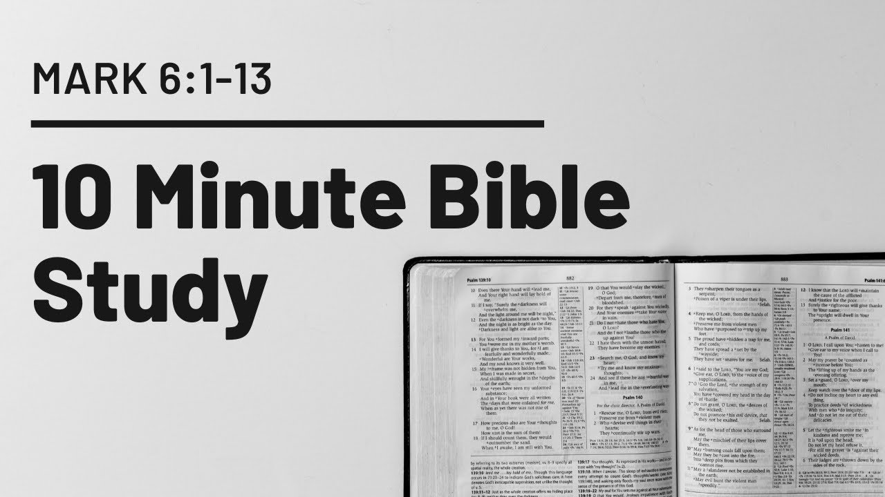 Jesus Rejected Disciples Sent Mark 6 1 13 Mark Ep 14 Mark 6 1