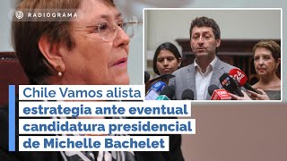 Chile Vamos alista estrategia ante eventual candidatura presidencial de Michelle Bachelet (RD)